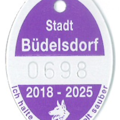 Hundemarke Stadt Bdelsdorf